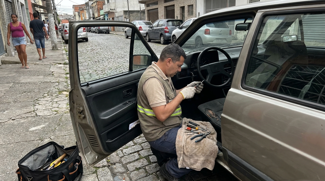 Extração de Chave Quebrada em Porto Alegre‑RS